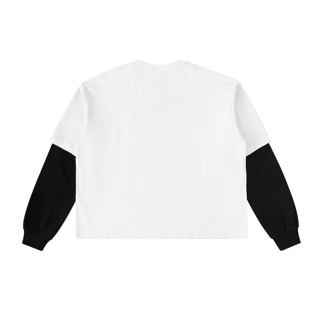 MANIA SKATEBOARDS LAYERED LONG SLEEVE T-SHIRT