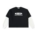 MANIA SKATEBOARDS LAYERED LONG SLEEVE T-SHIRT